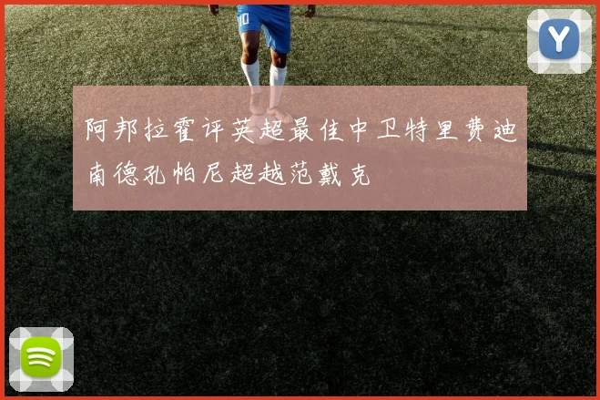 阿邦拉霍评英超最佳中卫特里费迪南德孔帕尼超越范戴克